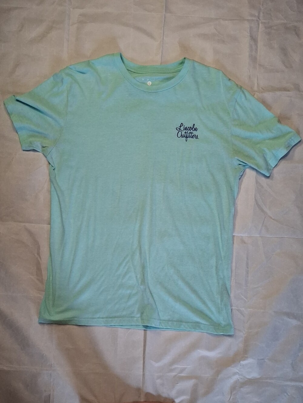 Lincoln Outfitters Women's Mint Short Sleeve Crew Tee